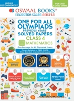 Oswaal One for All Olympiad Previous Years Solved Papers, Class-4 Mathematics Book 9354235158 Book Cover