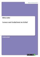 Lernen und Ged�chtnis im Schlaf 3656827222 Book Cover