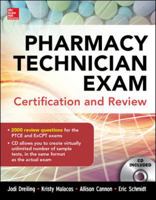 Pharmacy Technician Exam Certification and Review 0071826890 Book Cover