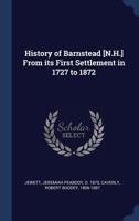 History of Barnstead [N.H.] From Its First Settlement in 1727 to 1872 1017669538 Book Cover