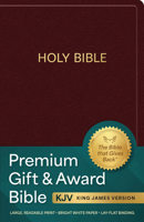 KJV Holy Bible: Premium Gift and Award Bible, Burgundy Imitation Leather: King James Version Bible B0DSD3VYF9 Book Cover