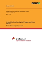 Critical Rationalism by Karl Popper and Hans Albert 3346343693 Book Cover