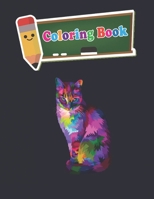 Coloring Book: 100 Animals for Stress Relieving Designs Animals,Flowers,Patterns And So Much More For Adults and kids - 8 x10 inches B089LC96VP Book Cover