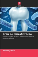 Grau de microfiltração: Em restaurações de resina utilizando dois tipos de sistemas adesivos 6204129163 Book Cover