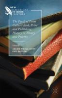 The Perils of Print Culture: Book, Print and Publishing History in Theory and Practice 1349490555 Book Cover