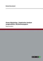 Green Marketing - Empirische Analyse ausgewählter Werbekampagnen 3656177600 Book Cover