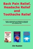 Back Pain Relief, Headache Relief and Toothache Relief: Guide to Approaches and Methods to Naturally Relieve Back Pain, Several Kinds of Headache and Toothache Pain B08JF88X3G Book Cover