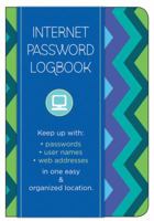 Internet Password Logbook - Pattern Edition: Keep track of: usernames, passwords, web addresses in one easy & organized location 1631060376 Book Cover