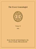 The Essex Genealogist, 2002 0788438328 Book Cover