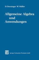 Allgemeine Algebra Und Anwendungen 3519020300 Book Cover