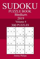 300 Medium Sudoku Puzzle Book 2019 1727258088 Book Cover