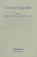 Late Punic Epigraphy 3161487281 Book Cover