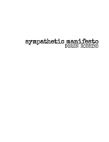 Sympathetic Manifesto: Selected Poems 1975-2015 1952419719 Book Cover