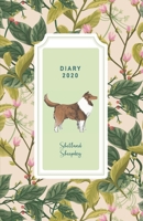 Diary 2020 Shetland Sheepdog: Planner / Agenda (Jan - Dec), 2-page MONTHLY & WEEKLY layouts + notes for SIMPLY ORGANIZING YOUR DAYS / Botanical Cover of a Dog Breed Sheltie 1672297095 Book Cover