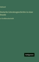 Deutsche Literaturgeschichte in einer Stunde: in Großdruckschrift 3368296124 Book Cover