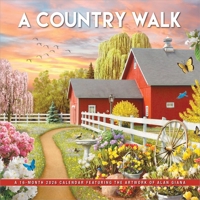 A Country Walk 2026 12 X 24 Inch (Hanging) Monthly Square Wall Calendar Featuring the Artwork of Alan Giana Plastic-Free 1773728628 Book Cover