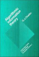Algorithmic Information Theory 0521343062 Book Cover
