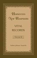Hopkinton, New Hampshire, Vital Records, Volume 2 078845434X Book Cover