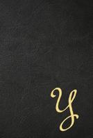 Y: Executive Monogram Initial Journal (Vintage Leather Look Personalized Letter Notebooks) 1795424354 Book Cover