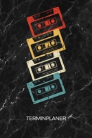 TERMINPLANER: 80er Kinder Kalender Kindheitserinnerung Terminkalender - Retro Musik Wochenplaner 90er Retro Party Wochenplanung Party Taschenkalender Songs To-Do Liste Termine (German Edition) 1672573351 Book Cover