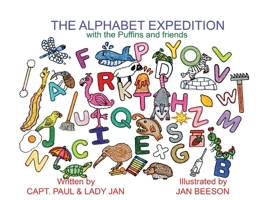 ALPHABET EXPEDITION with the Puffins and Friends B0FJ6PW2KY Book Cover