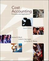Cost Accounting: Principles and Applications 0028034287 Book Cover