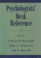 Psychologist's Desk Reference 0195111869 Book Cover