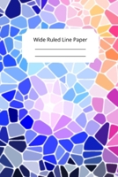 Stained Glass Art Inspirational, Motivational and Spiritual Theme Wide Ruled Line Paper 1650265492 Book Cover