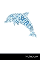 Notebook: Dolphin themed ruled Notebook / Journal / Diary / Composition Book / Planner / Log Book / Notes  - 6 x 9 inches (15,24 x 22,86 cm), 110 wide ruled pages with date line on top, glossy finish 1671837460 Book Cover