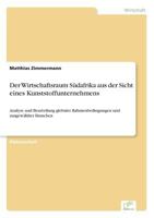 Der Wirtschaftsraum Südafrika Aus Der Sicht Eines Kunststoffunternehmens 3838694368 Book Cover