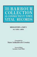 The Barbour Collection of Connecticut Town Vital Records[Vol. 26] Middletown 0806316039 Book Cover