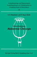 Ortliche Betaubung: Abdominal- Chirurgie 3540040471 Book Cover