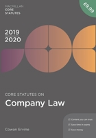Core Statutes on Company Law 2019-20 1352006723 Book Cover