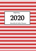 2020 Planner Daily and Monthly: On-The-Go Planner Jan 1, 2020 to Dec 31, 2020: Daily & Monthly Planner + Calendar Views Productivity Planner 1655084224 Book Cover