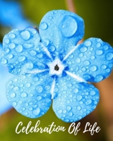 Celebration Of Life: Memorial Guest Book, Funeral Guest Book, Registration Book, Condolence Book, Celebration Of Life Remembrance Book, Contemporary Matte Finish, Paperback 1691048275 Book Cover