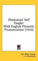 Hindustani Self Taught: With English Phonetic Pronunciation 1017917027 Book Cover