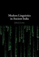 Modern Linguistics in Ancient India 1009364502 Book Cover