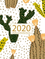 2020 Planner Weekly and Monthly: Jan 1, 2020 to Dec 31, 2020: Weekly & Monthly Planner + Calendar Views Inspirational Quotes and Cactus Cover (2020 Planner Series) 1673822207 Book Cover