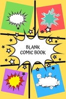 Blank comic book: draw your own comics on this this book 1659420210 Book Cover