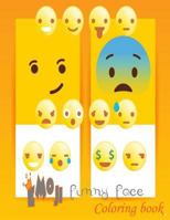 Emoji Funny Face Coloring Book 198353885X Book Cover