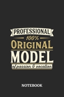 Professional Original Model Notebook of Passion and Vocation: 6x9 inches - 110 graph paper, quad ruled, squared, grid paper pages - Perfect Office Job Utility - Gift, Present Idea 1696733391 Book Cover