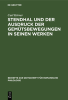 Stendhal Und Der Ausdruck Der Gemütsbewegungen in Seinen Werken 3112324293 Book Cover