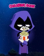 Coloring Book: Raven Pop Corn, Children Coloring Book, 100 Pages to Color null Book Cover