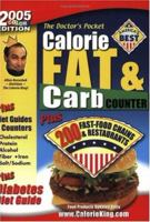 The Doctor's Pocket Calorie, Fat & Carb Counter 193044804X Book Cover