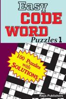 Easy Code Word Puzzles 1544028059 Book Cover