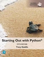 Starting Out with Python, Global Edition 1292408634 Book Cover