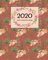 2020 Weekly & Monthly Planner: A 12 Month Dated Calendar for Daily Goal Planning with Gratitude Coloring Affirmation Pages & Inspirational Quotes, To Do Lists - Pink Floral 1671332784 Book Cover