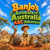 Banjo’s Animals of Australia ABC Adventure: A Fun Alphabet Book for Kids Who Love Aussie Wildlife (Banjo’s ABC Adventures) B0H4J36V6D Book Cover