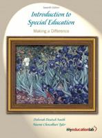 Introduction to Special Education: Making a Difference 0205474691 Book Cover