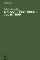 Ein Wort Uber Unser Judenthum 3111281671 Book Cover